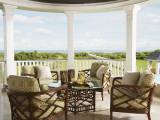 Key Largo Cocktail Table With Glass Top