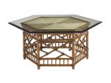 Key Largo Cocktail Table With Glass Top