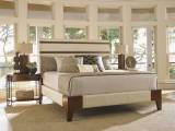 Mandarin Upholstered Panel Bed 6/6 King