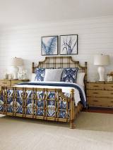 St. Kitts Rattan Bed 6/6 King