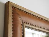 Dominica Leather Rectangular Mirror