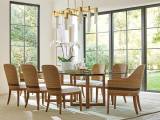 Sheridan Glass Top Dining Table