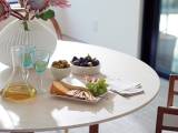 Woodard Marble Top Dining Table