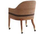 Dorian Woven Arm Chair With Casters