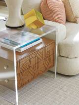 Arden Acrylic Lamp Table