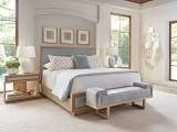 Abbott Leather Bench