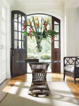 Aruba Dining Table With 48 Inch Glass Top