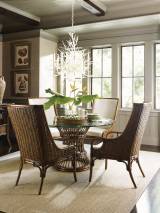 Latitude Dining Table With 60 Inch Glass Top