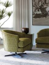 Graves Swivel Chair - Charcoal