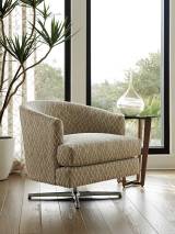 Graves Swivel Chair - Polished Chrome