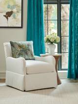 Palm Frond Swivel Chair