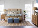 Crystal Cove Upholstered Panel Bed 6/6 King