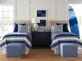 Crystal Cove Upholstered Panel Headboard 3/3 Twin