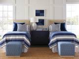 Crystal Cove Upholstered Panel Headboard 3/3 Twin