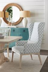 Seacliff Upholstered Host Wing Chair