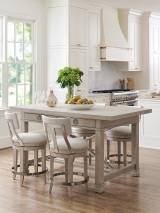 Cliffside Swivel Upholstered Counter Stool