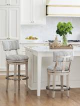 Cliffside Swivel Upholstered Counter Stool