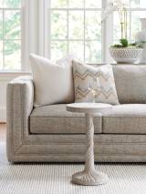 Saddle Peak Round Accent Table