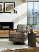 Black Diamond Round End Table