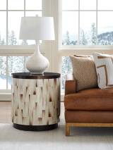 Crescent Commode End Table