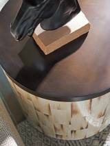 Crescent Commode End Table