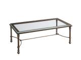 Bluff Metal And Glass Cocktail Table