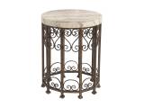 Lowery Round Metal Accent Table