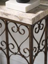 Fletcher Metal Console Table