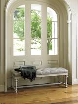 Bellport Leather Bed Bench