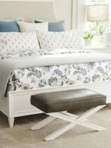 Vaughan Leather Ottoman