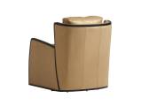 Delancey Leather Swivel Chair