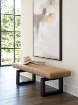 Luxor Leather Bench