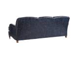 Sydney Leather Sofa With Pewter Caster