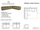 Millington Leather Sectional