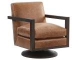 Willa Leather Swivel Chair