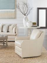 Glenhaven Leather Swivel Chair