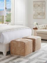 Colby Leather Ottoman