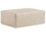 Sterling Leather Cocktail Ottoman
