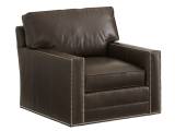 Braxton Leather Swivel Chair