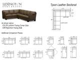 Tyson Leather Sectional