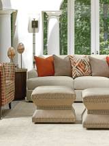 Wheatley Leather Ottoman