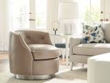 Robertson Leather Swivel Chair