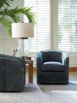 Colton Leather Swivel Chair