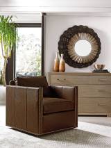 Hinsdale Leather Swivel Chair