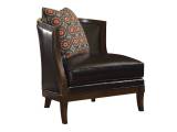 Garland Left Arm Facing Leather Chair