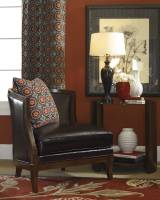 Garland Left Arm Facing Leather Chair