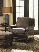 Shoal Creek Leather Ottoman