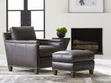 Strada Leather Ottoman