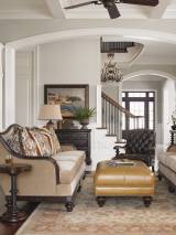 Bahia Leather Ottoman