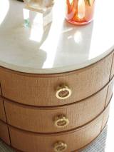 Banning Raffia Round Lamp Table